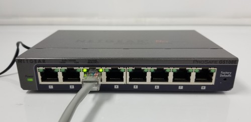 NETGEAR ProSafe GS108E 8Port GIGABIT 10/100/1000 ~ Tested Great Condition - Picture 9 of 15