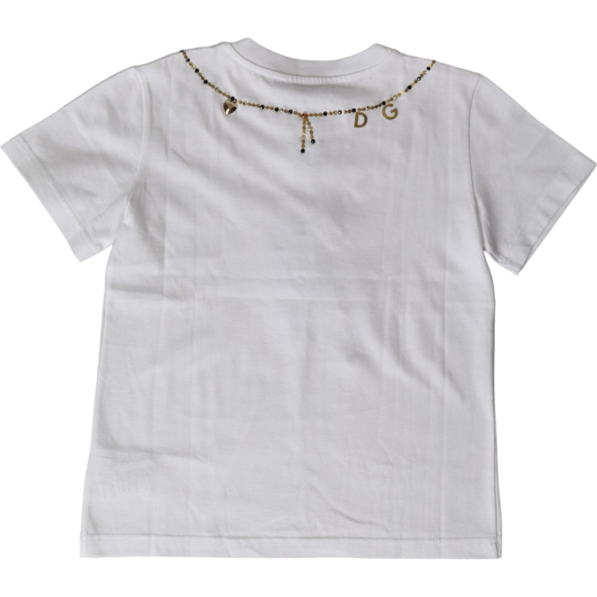 DOLCE & GABBANA キッズ Tシャツ DOLCE & GABBANA Kids White Superhero Cotton Crewneck T-Shirt