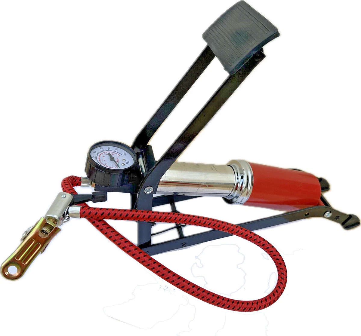 Inflate car tire with bike pump deals