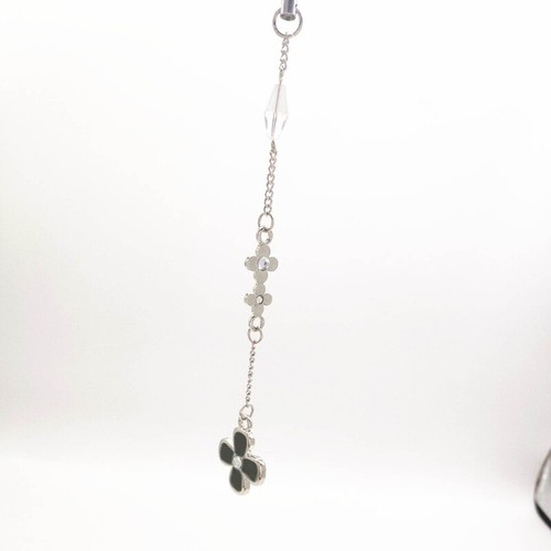 Minimalist Four Leaf Clovers Phone Straps Cartoon Anime Flower Pendant Keychain - Zdjęcie 3 z 8