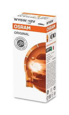 10x Stück WY5W 12V 5W W2.1x9.5d OSRAM Autolampe Glühbirne.