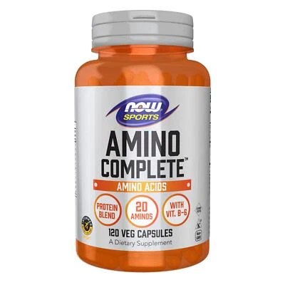 NOW Foods Amino Complete 120 Veg Capsules, Fitness, Muscle Repair