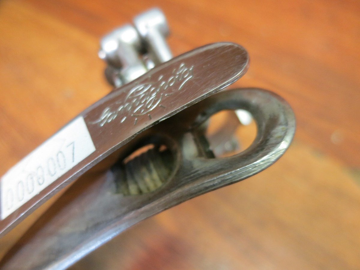 Dérailleur Avant Campagnolo Record - Pince 28,6 Mm, 6 Vitesses, Tirage Bas - Occasion Italie