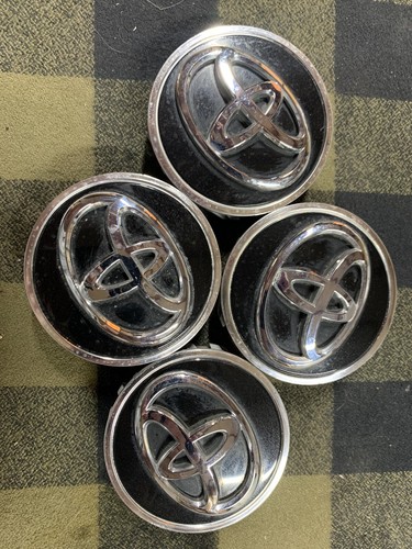 Set Of 4 Toyota 62mm Chrome Wheel Center Caps – Fits Camry, Corolla, Prius & More