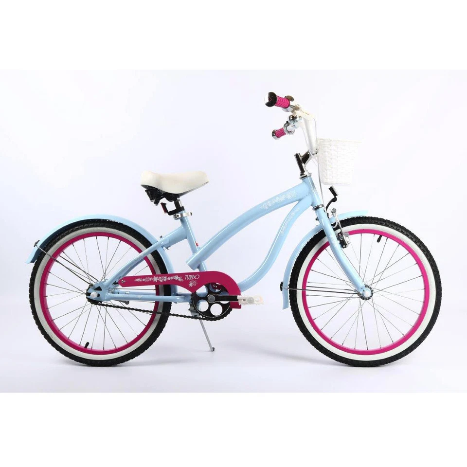 CRUISER 20" Kinderfahrrad Mädchenfahrrad Fahrrad für Mädchen Kinderrad BLAU-ROSA - Bild 3 von 4