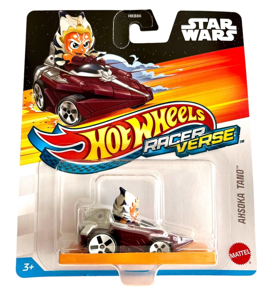 Hot Wheels Racer Verse Die-Star Wars Vehicle with Ahsoka Tano | eBay