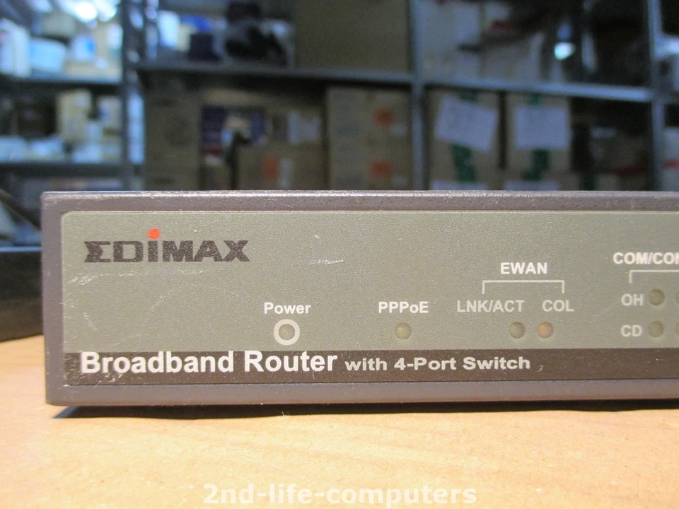 edimax br-6004+ (g) PPP, PPPoE, PPTP, IP routing, RIP-1 / 2, NAT ROUTER INCL PSU - Bild 2 von 3