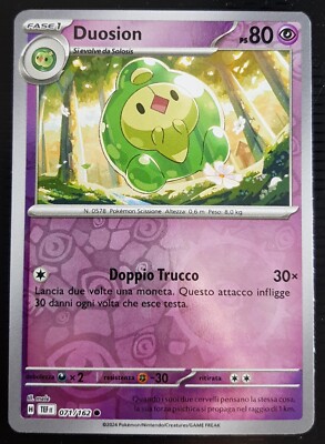 DUOSION 071/162 Reverse Holo in Deutsch Pokemon CronoForze
