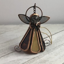 Angel Candle Holder Stained Glass Tea-light Burner