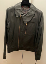 MARC BY MARC JACOBS Large Leather Moto Jacket Orcha Black