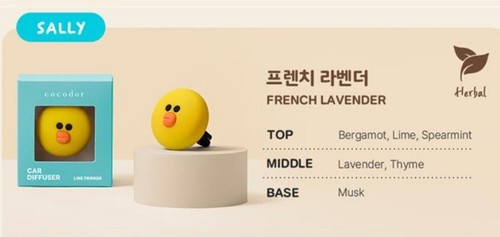 Aire ambientador con clip de vehículo Line Friends - 2 tipos - Imagen 13 de 36