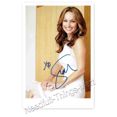 Giada De Laurentiis - Autogrammfotokarte / Autograph  ca. 10x15cm 