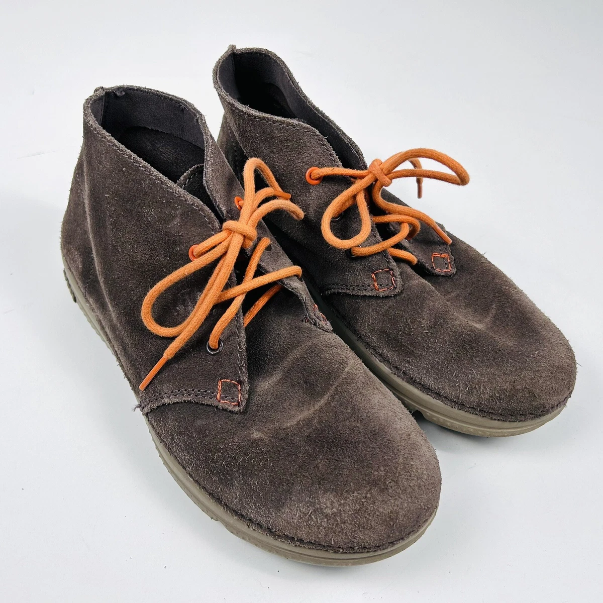 Crocs Thompson Desert Chukka Boots M7 US Mens Brown Suede Ankle Lace Up