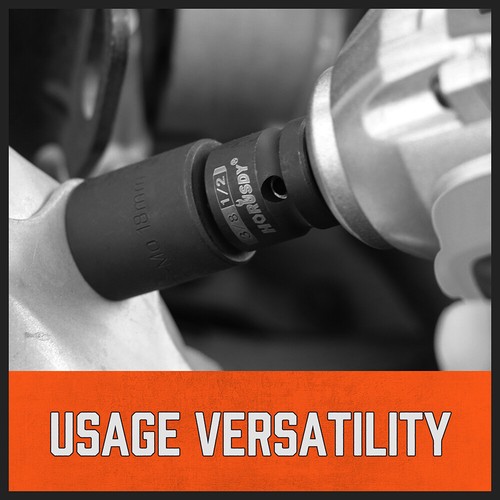 5 Piece Impact Socket Adapter Set Reducer 1/4" 3/8" 1/2" Drive SAE Forged Steel - Picture 7 of 7