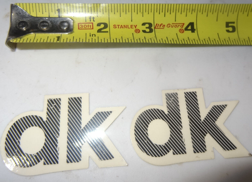 DK BMX Aufkleber GELB/schwarz - Bild 2 von 2