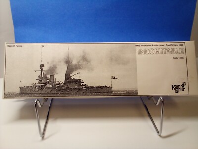 Combrig 1/700 HMS Indomitable Great Britain, 1908. Resin kit.