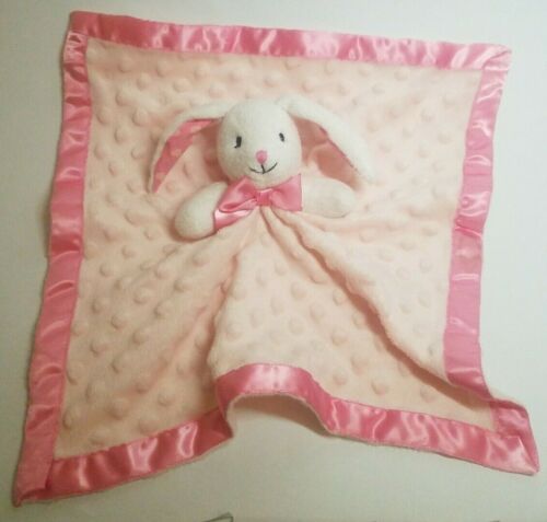Ashton Drake Lovey Security Blanket Baby Plush Soft Pink Bunny Rabbit 12"