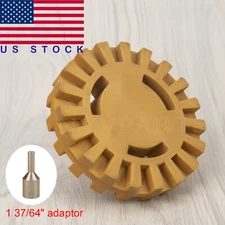 Car Decal Remover Rubber Eraser Wheel Tool For Drill Adhesive Pinstripe Sticker