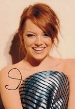EMMA STONE signed Autogramm 20x30cm GANGSTER SQUAD in Person autograph COA