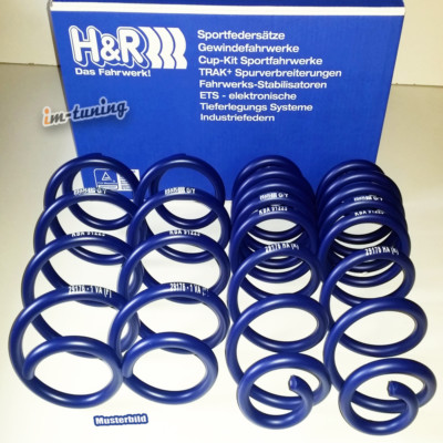 H&R Federn für BMW 3er E30 Limo Coupe 2WD 6Zyl. ca. 35mm Tieferlegung (29664-1)