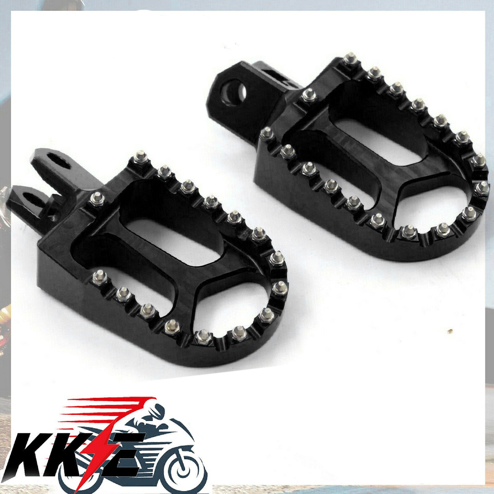 KKE CNC FOOT PEG FOOTREST FIT SUZUKI DRZ400S 20002019 DRZ400SM 2005