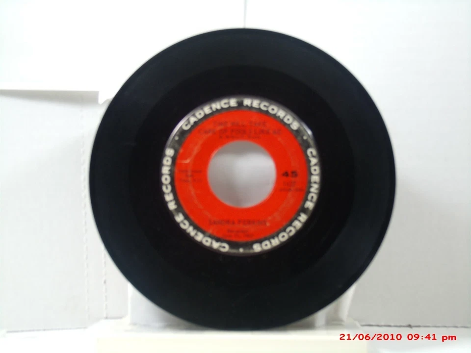 SANDRA PERKINS-(45)-BLUE ROLLER RINK / TIME WILL TAKE CARE OF FOOLS LIKE ME-1962 - Image 2 of 2