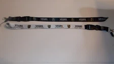 Two Vegas Golden Knights Lanyards NHL Printed on Both Sides 25" Free Shipping