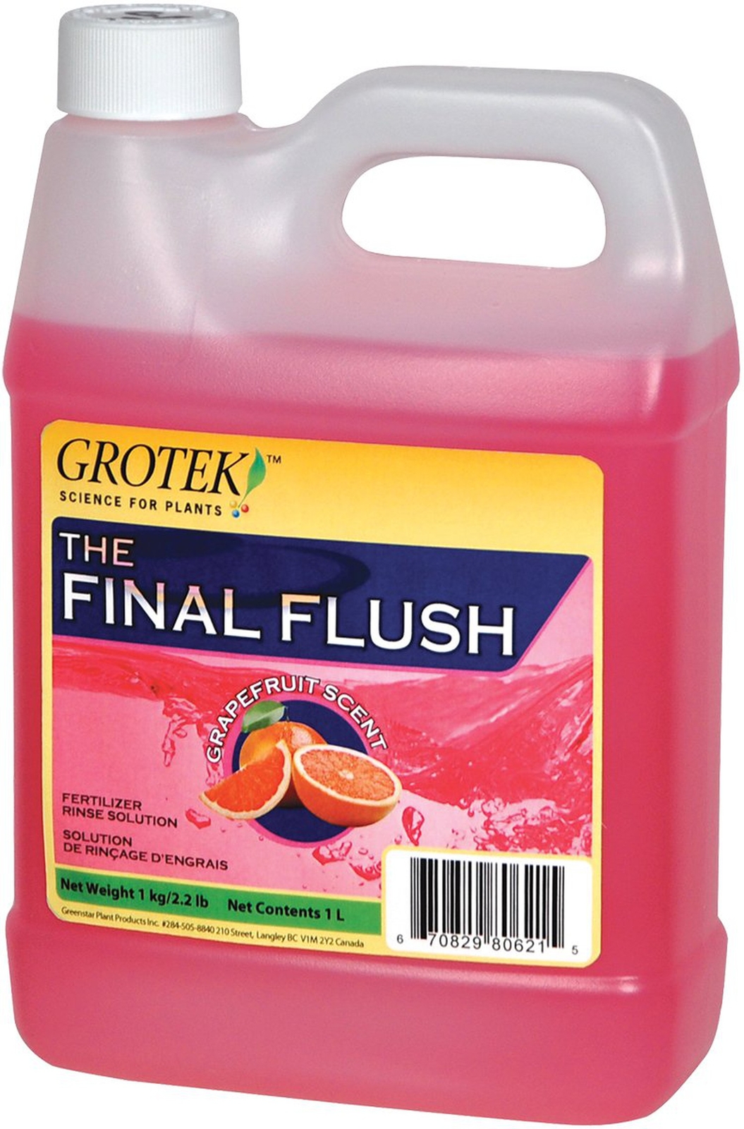 Cleaning Grow Additiveing Grotek Final Flush Grapefruit (1L)