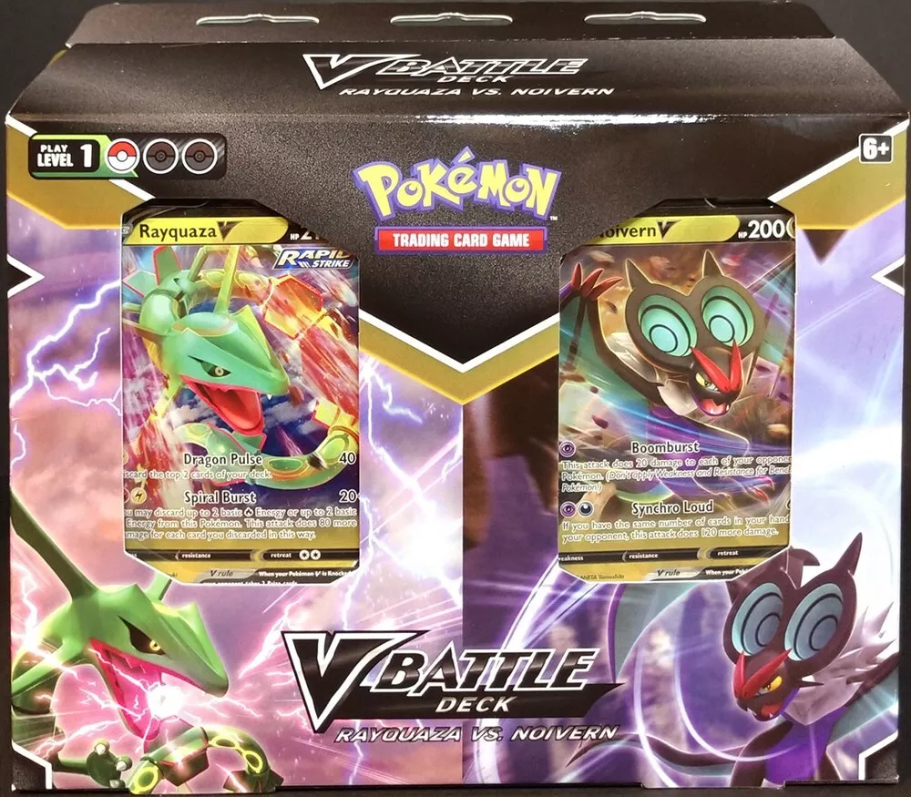  Pokemon TCG: V Battle Deck - Rayquaza : Toys & Games