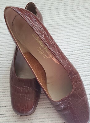 Salvatore Ferragamo Boutique Loafers Sz 8 Genuine Brown  display picture 1