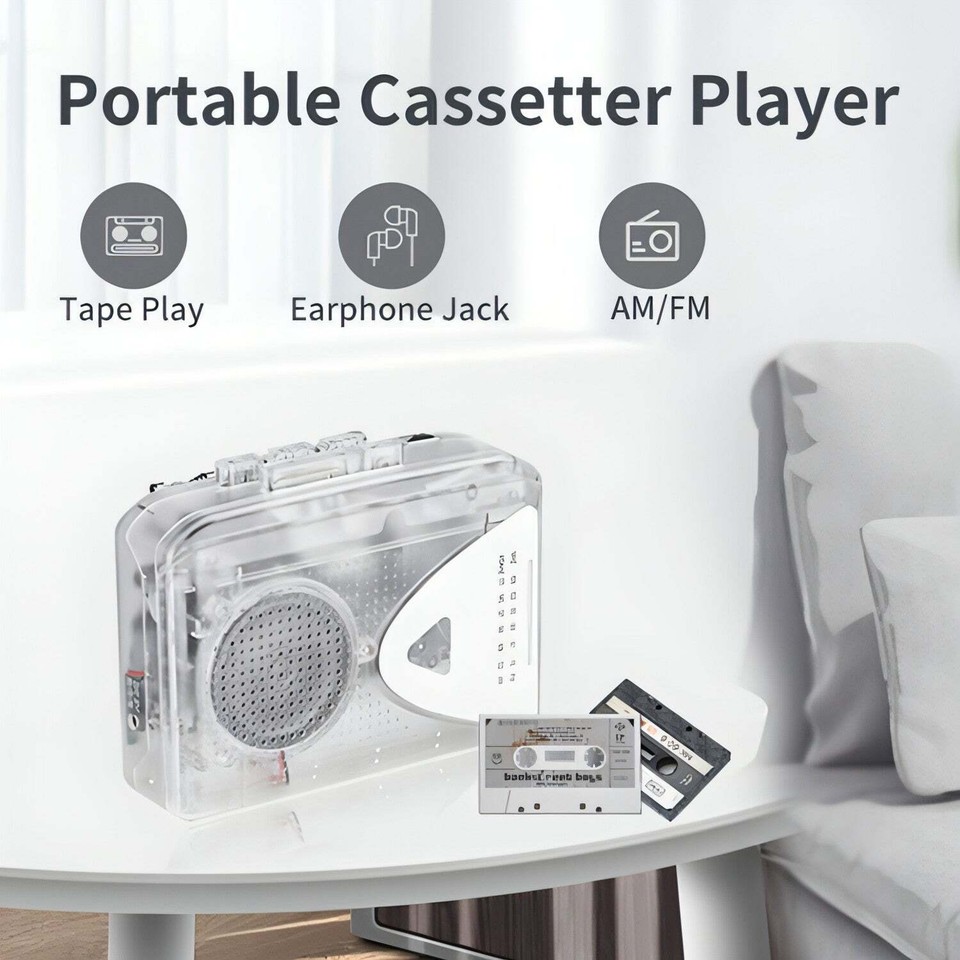 Portable Cassette Player Tape Player AM / FM Radio Reciver eBay