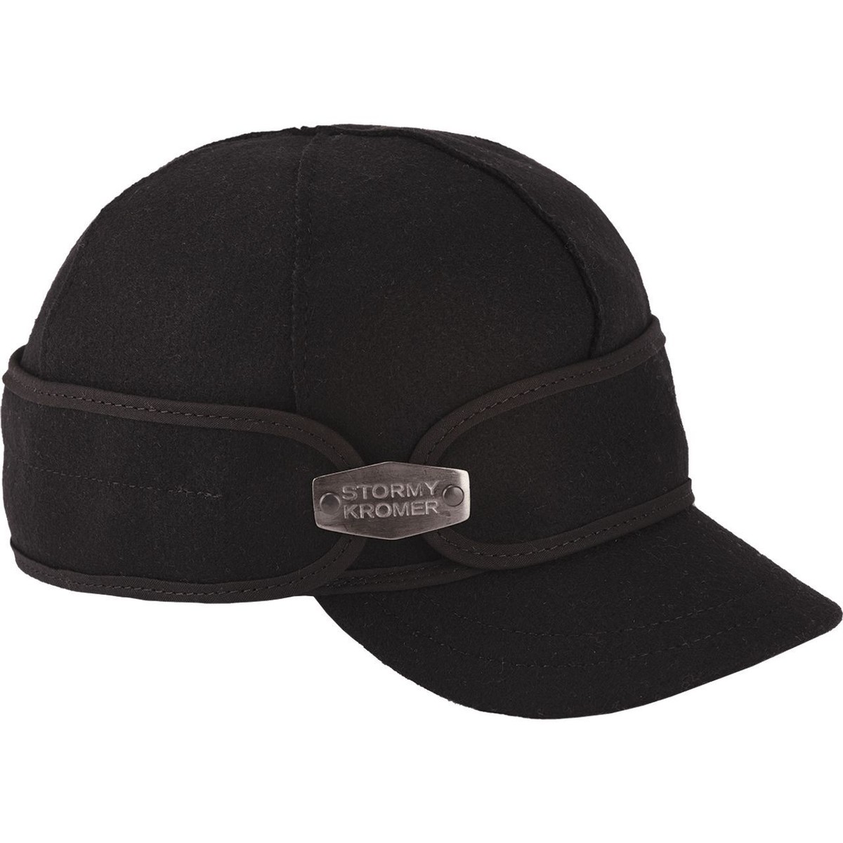 Stormy Kromer Ida Kromer with Hardware Women's Cap, Black, 1/2