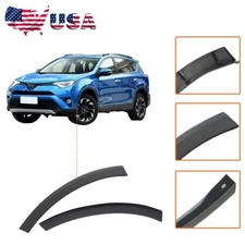 2pcs Front Bumper End Caps For Toyota RAV4 2016-2018 Textured Right & Left