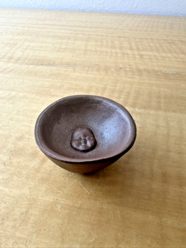 Unique/Bizarre Sake Cups with face inside and outside - Photo 1/5