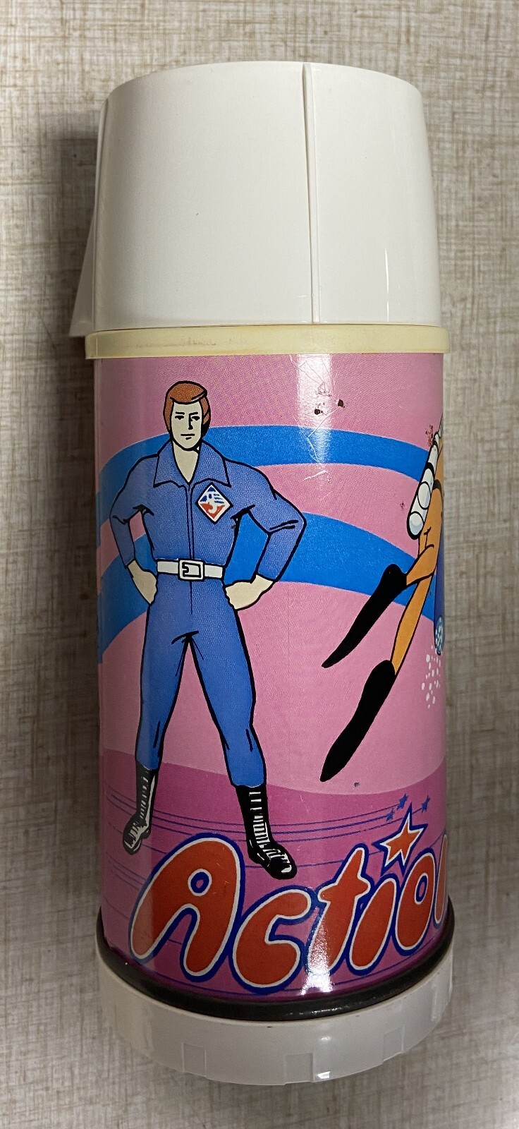 1973 Action Jackson Lunchbox with Thermos eBay