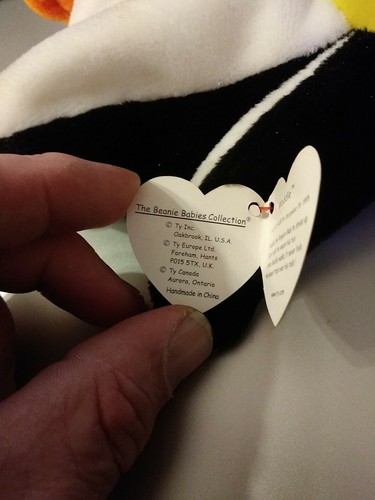 Ty Beanie Babies Waddle 1995 ERRORS Rare Baby Retired Penguin - Picture 6 of 11