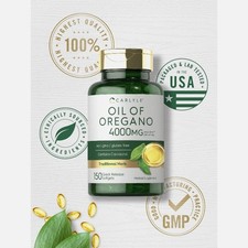  Oregano Oil 400mg Softgels with Carvacrol, ...