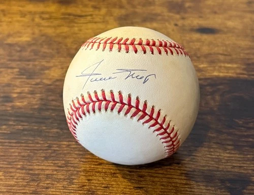 Willie Mays Original Signed Autograph Bill White ONL Baseball Giants PSA/DNA