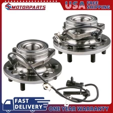 Set(2) Front Wheel Hub Bearing Assembly For Chevy Tahoe GMC K1500 K2500 4WD