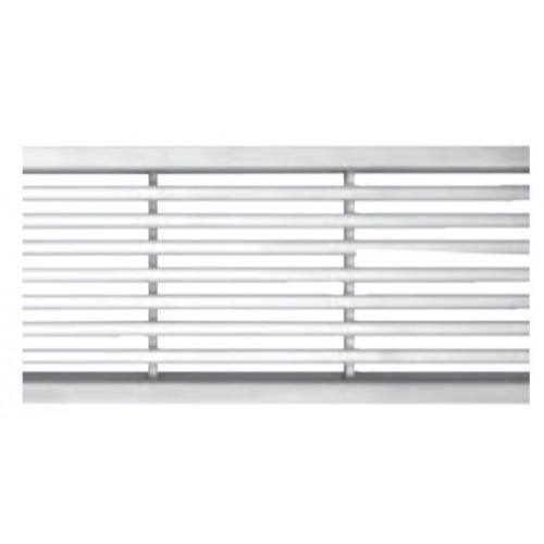Caniveau béton polymère H55mm ACO Self 100 avec grille en inox 316L