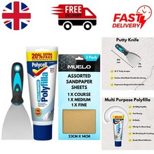 Effortless Indoor & Outdoor Wall Repair - Polycell 396g Ready Mixed Filler Kit