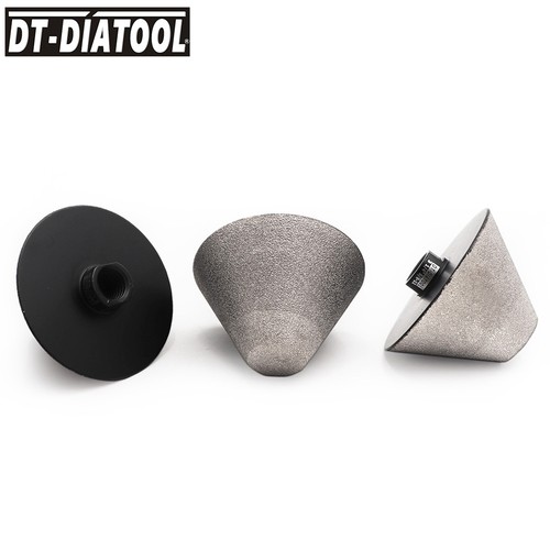 Broca de fresado de cono de dedo biselado de diamante de 3-1/4" cortador de 82 mm