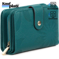 Portemonnaie Damen GeldböRse Zipper Mit MüNzfach Rfid-Schutz FüR Alltag