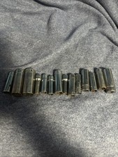Snap On 3/8 Drive Deep Socket Lot Metric And Standard 7/8,10,12,8,11,11/16,15.. Snap On 3/8 Drive Deep Socket Lot Metric And Standard 7/8,10,12,8,11,11/16,15..