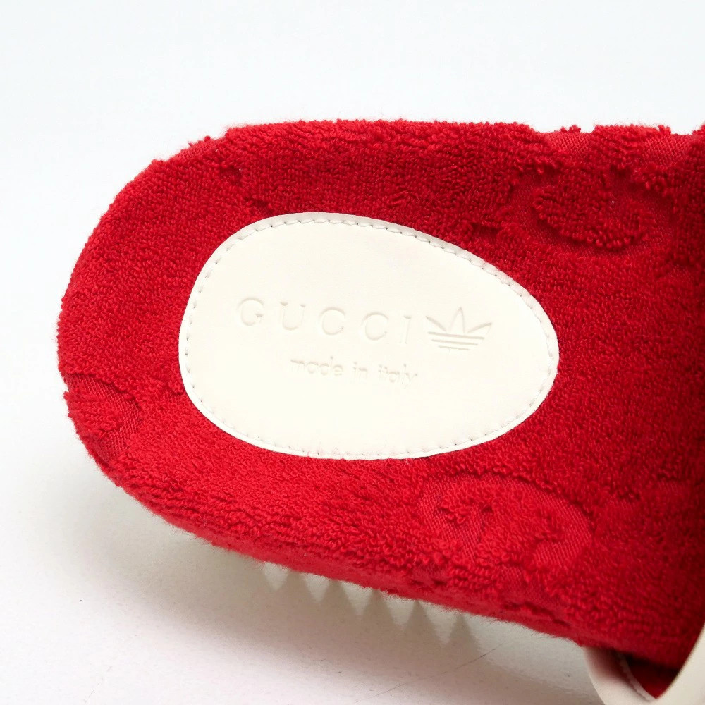 GUCCI × adidas GUCCI × Adidas sandals size 37 GG pattern Trefoil hook-and-loop p thumbnail 6