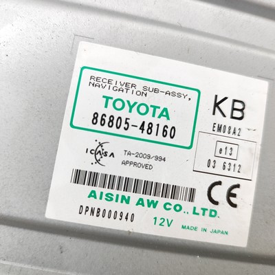 LEXUS CT A10 Navigation Control Unit 86805-48160 1.8 Hybrid 73kW