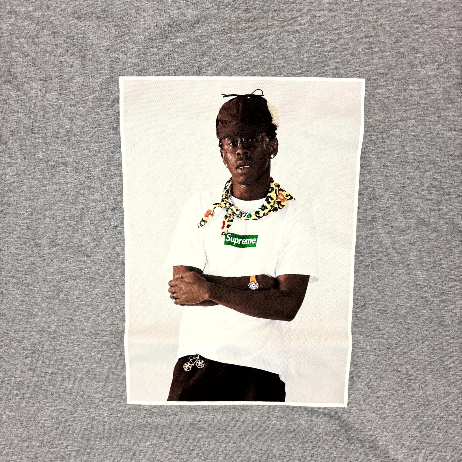 Supreme Tyler The Creator Photo Tee XL Heather Grey Graphic T-Shirt Mens New thumbnail 4