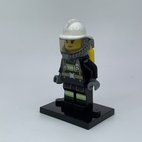 Lego City Fireman Fire Fighter Woman cty0638 Minifigure Great