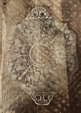 Cambridge Rose Point 14" Etched Clear Glass Two Handled Square Platter