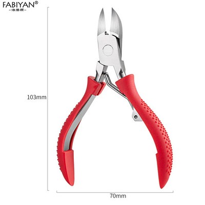 Stainless Steel Toenail Ingrown Nail Art Nipper Scissors Paronychia Dead Skin